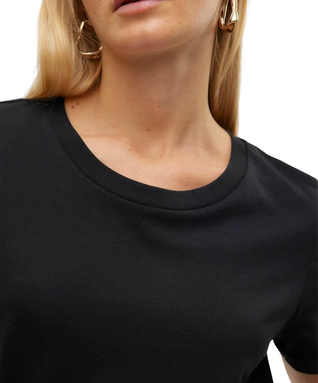 Damen Shirt Paula von Vero Moda in Black