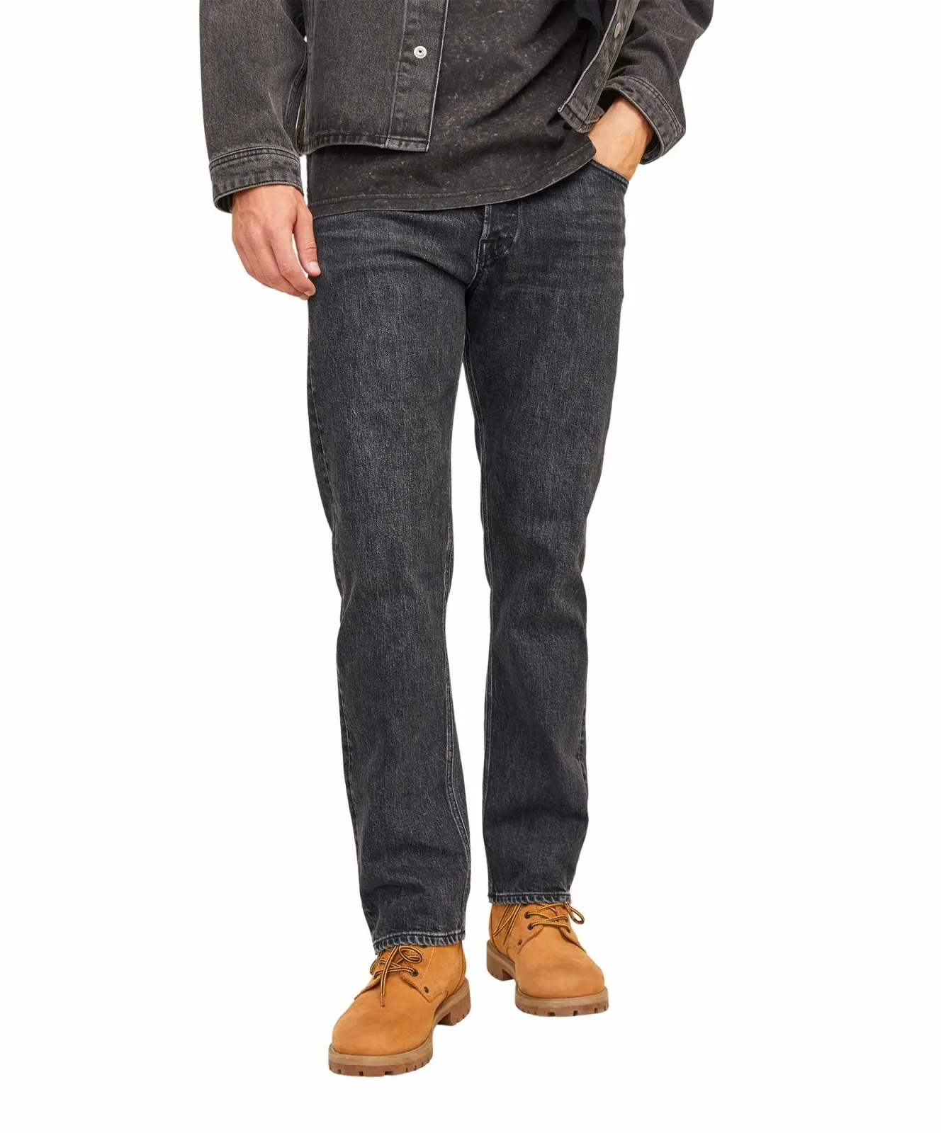 Herren Jeans Chris Classic von Jack & Jones in Black Denim