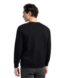 LEE Pullover Crew Sweatshirt in Schwarz