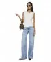 Damen Jeans Selma von Pieces in Light Blue Denim