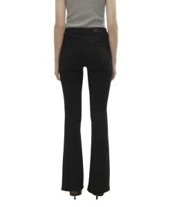 Vero Moda Flash Jeans Flared in Schwarz