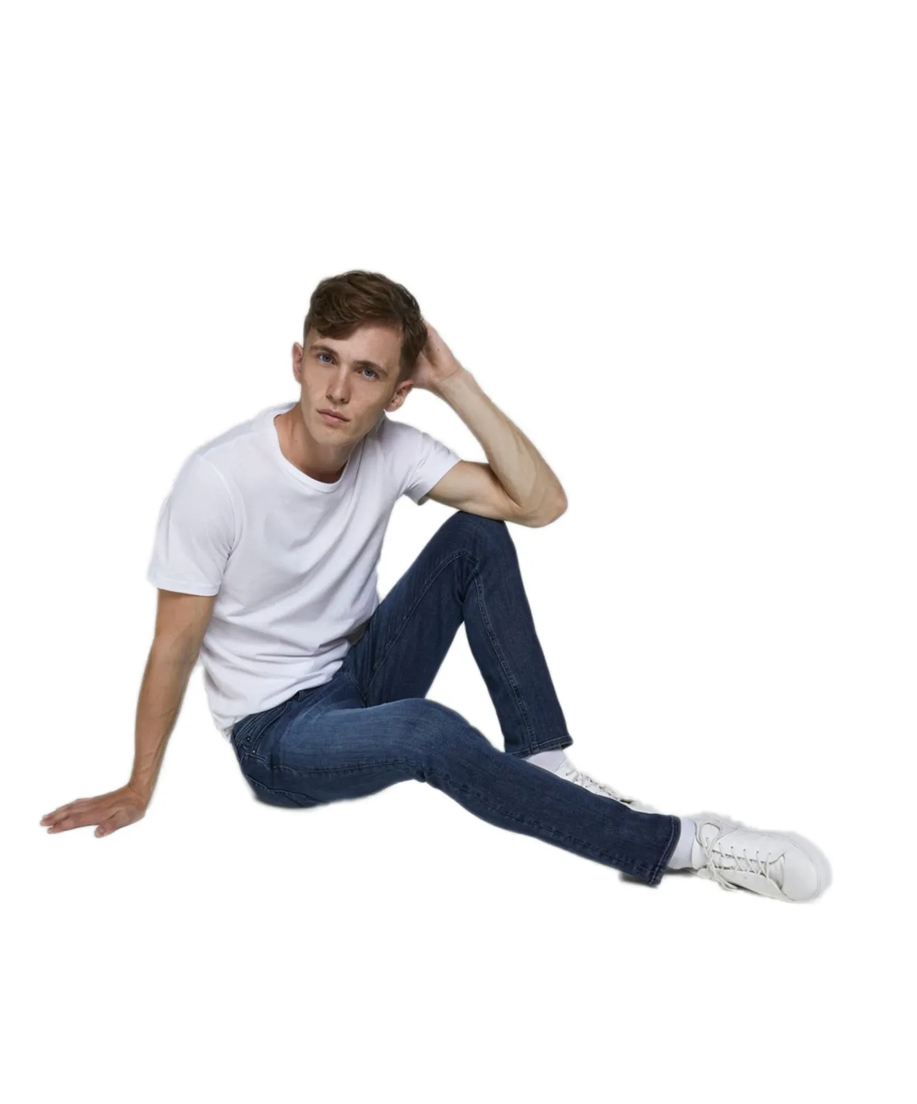 Herren Jeans Glenn Original von Jack & Jones in Blue Denim