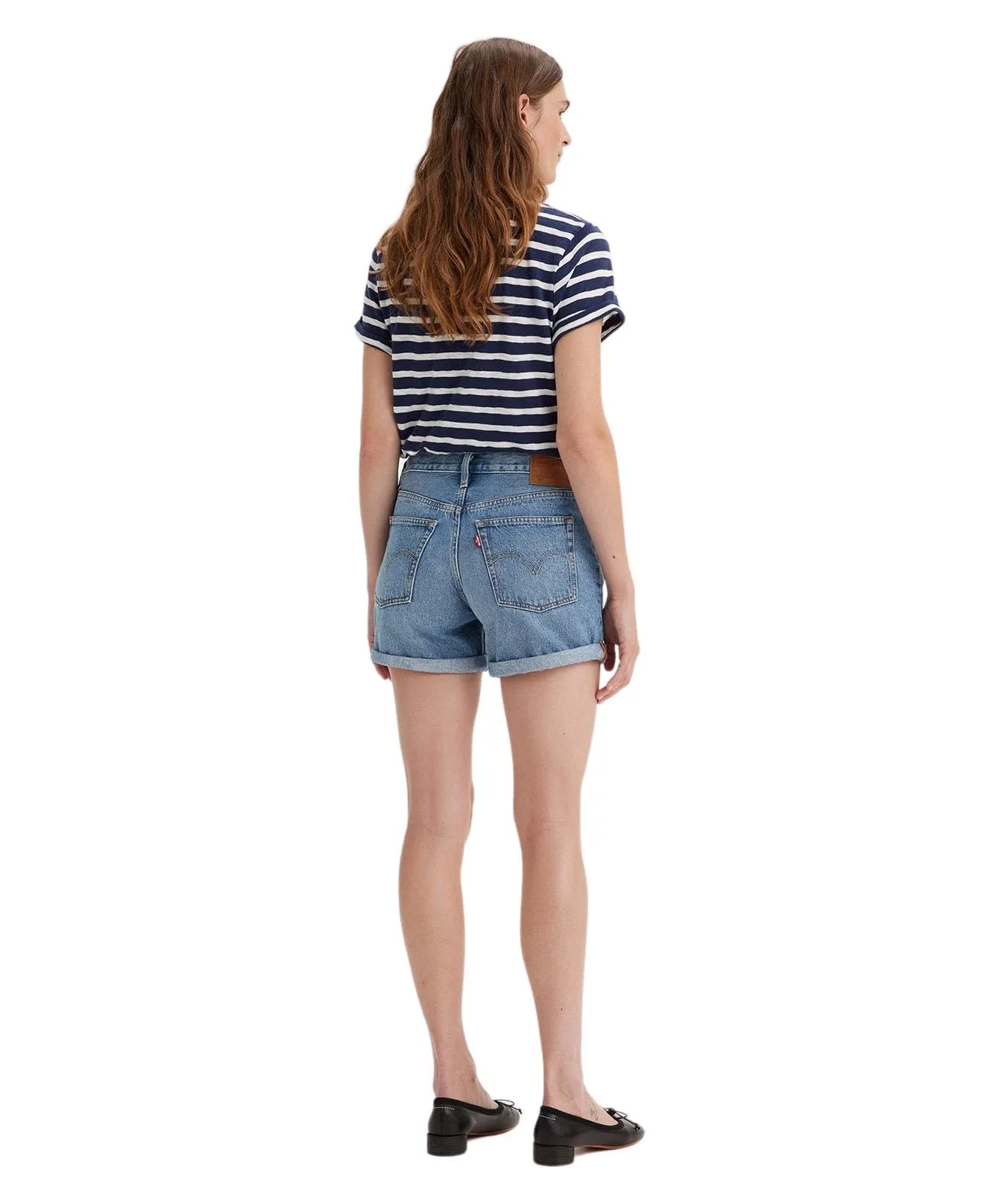Damen Jeans 501 Short Rolled von Levis in Must Be Mine Short