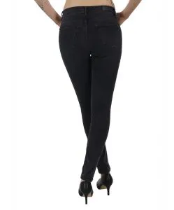 LTB Skinny Jeans Amy mit High Waist in schwarzem Erna