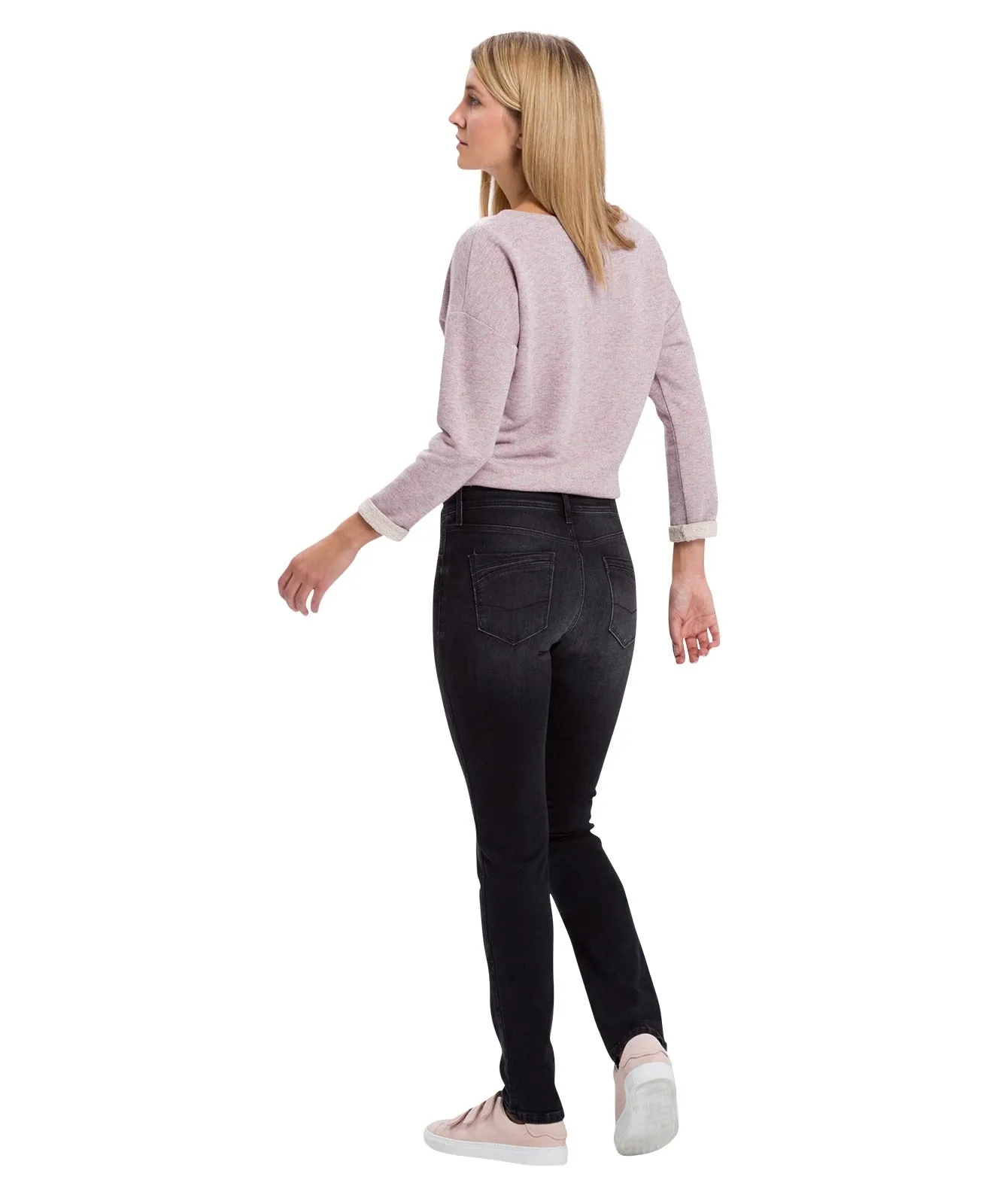 Damen Jeans Anya von Cross in Black Used