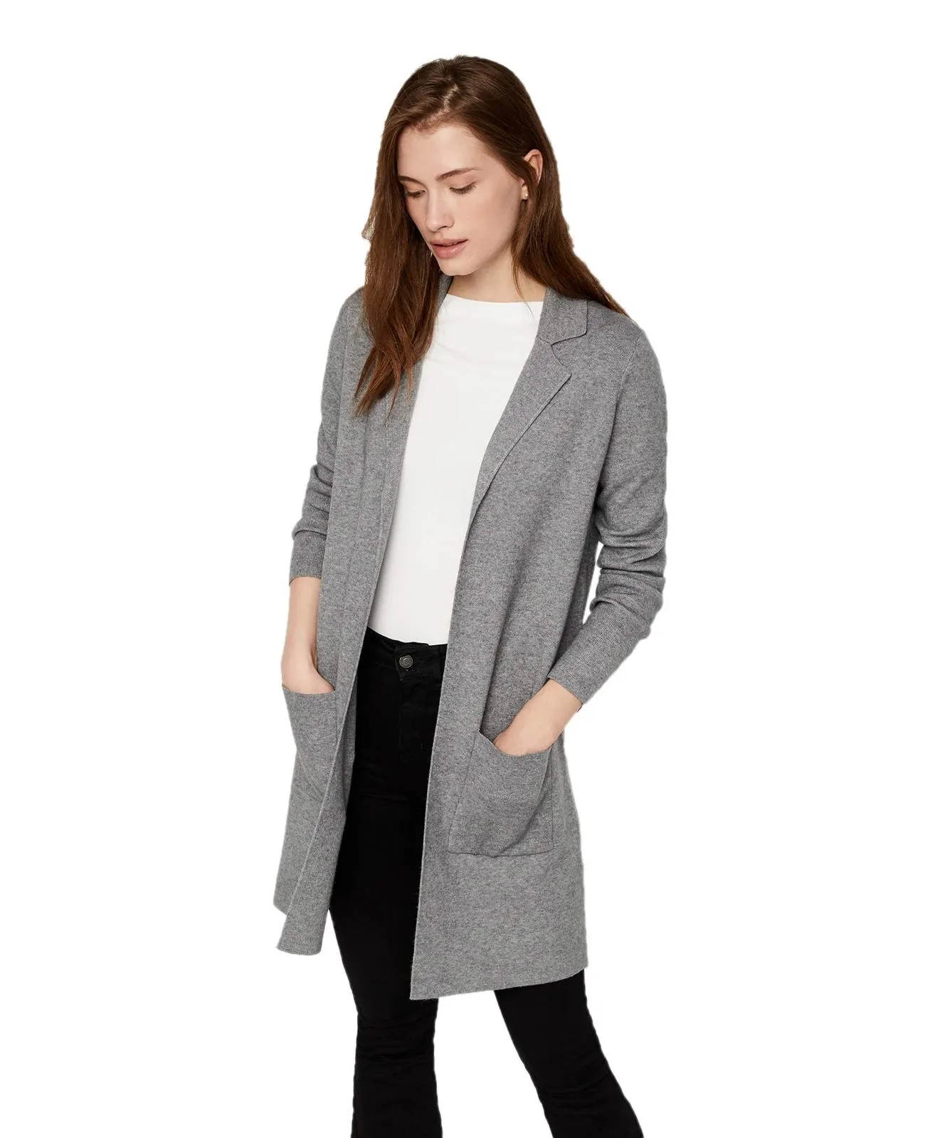 Damen Jacke Tasty von Vero Moda in Medium Grey Melange
