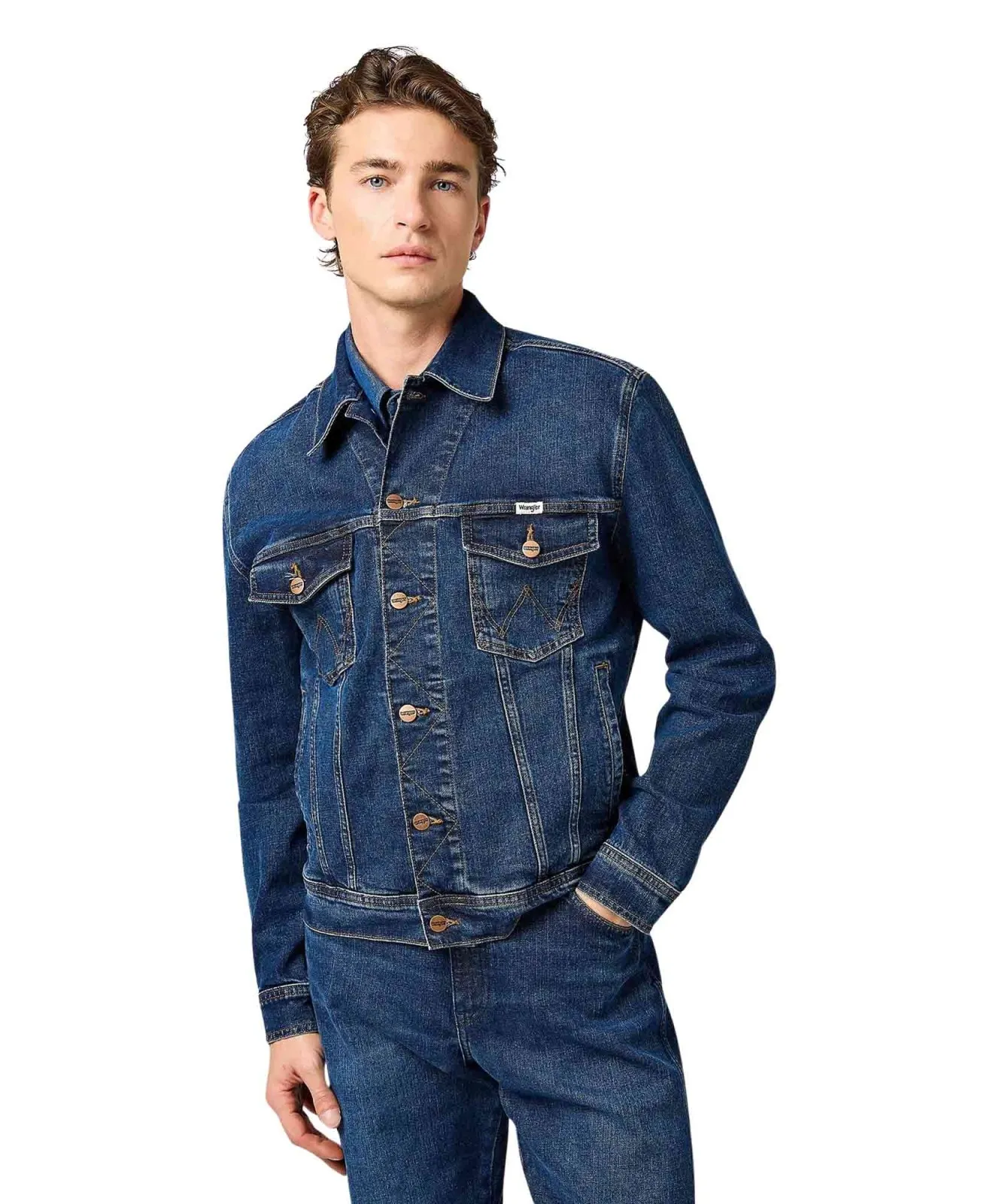 Herren Jacke Classic Denim Jacket von Wrangler in Meadow Haze