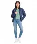 Damen Jeans Giselle von Cross in Mid Blue Used