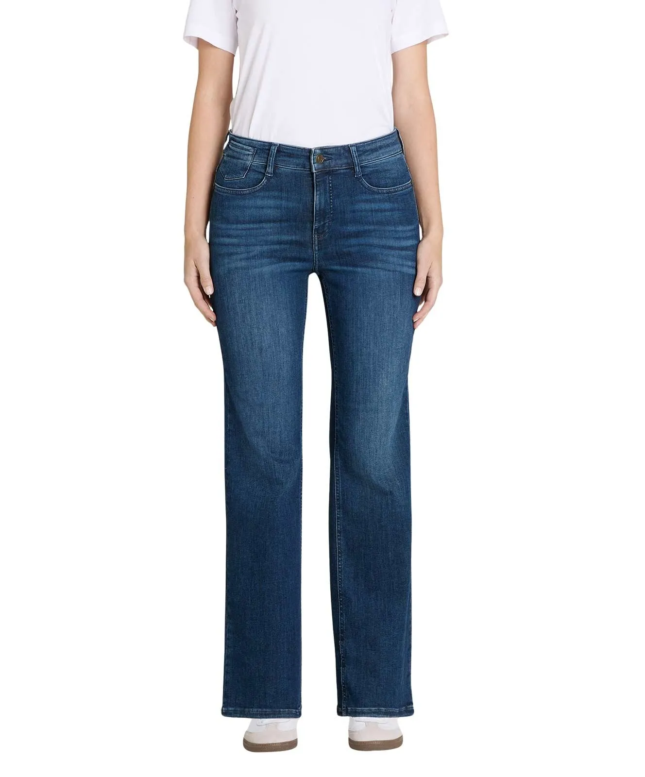 Damen Jeans Laura von MAC in Trendy Vintage Blue