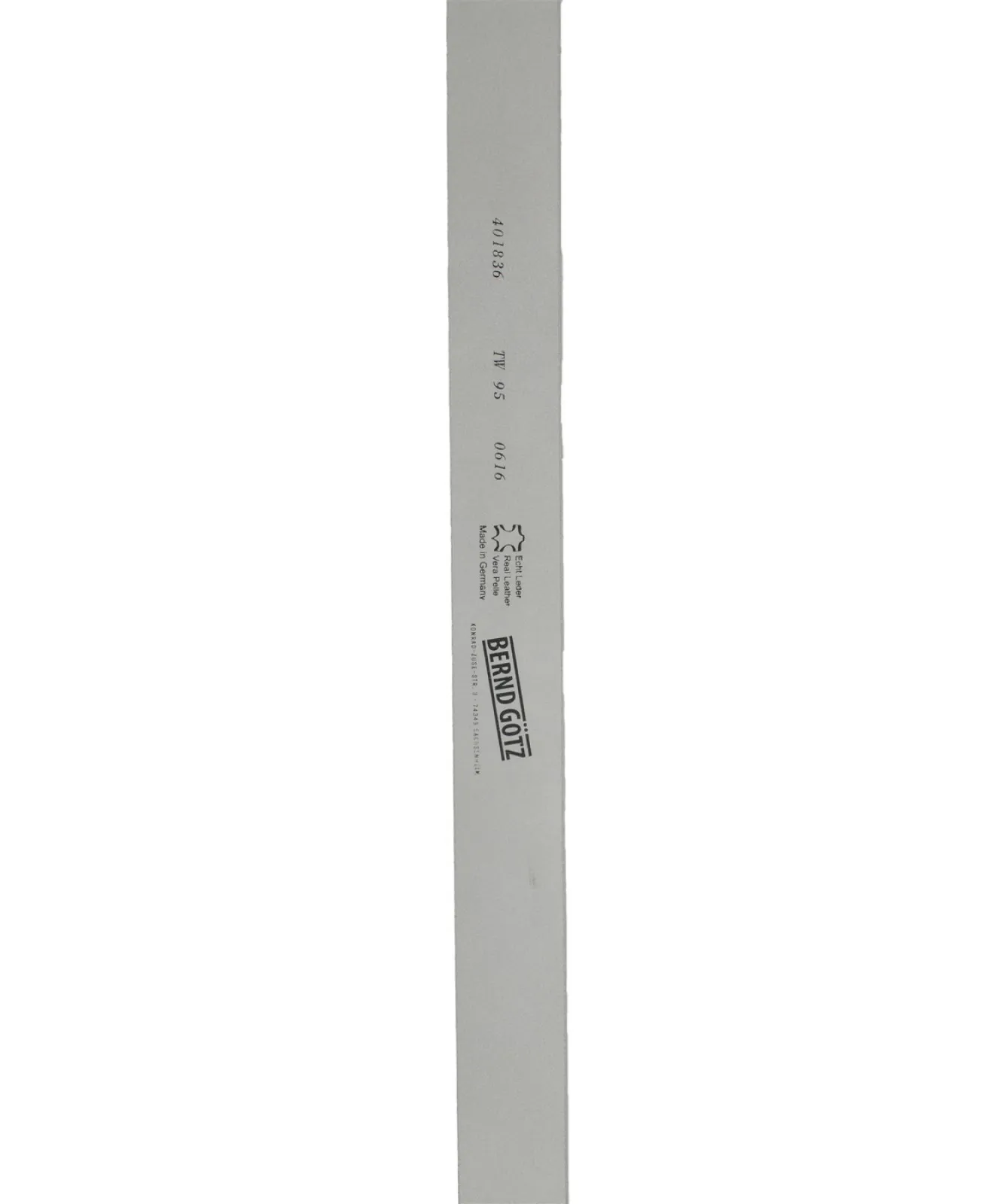Damen Gürtel 4cm Softledergürtel von Bernd Götz in Weiß
