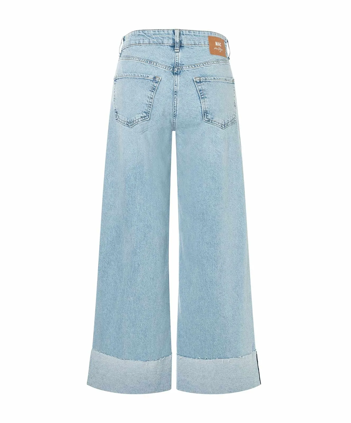Damen Jeans Nevada Superwide von MAC in Urban Azur Blue