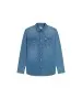 Herren Hemd Western Shirt von Wrangler in Mid Light Wash