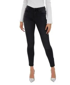Vero Moda Jeans Skinny fit Tanya in schwarzem Used