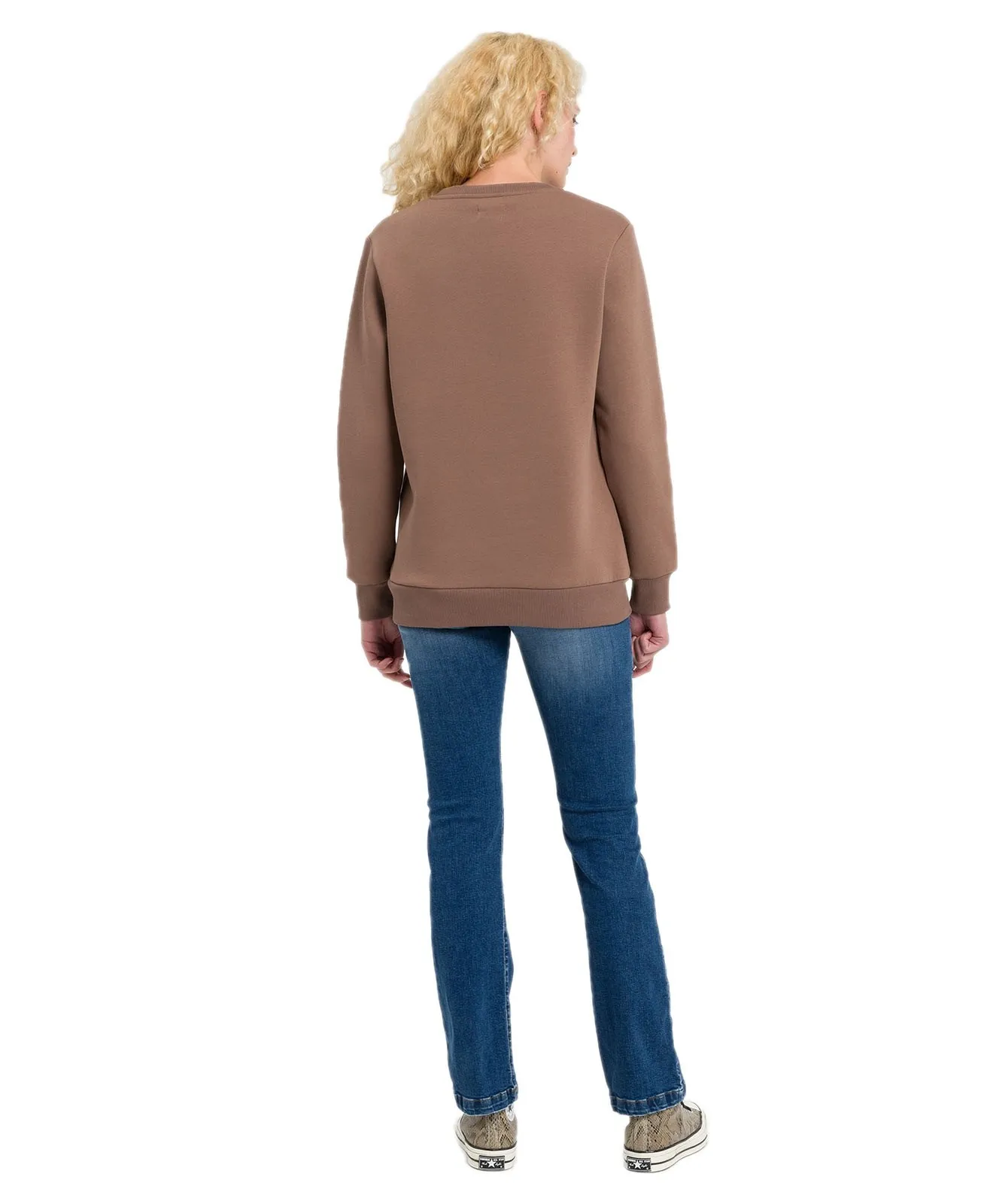 Damen Jeans Lauren von Cross in Mid Blue Scratched