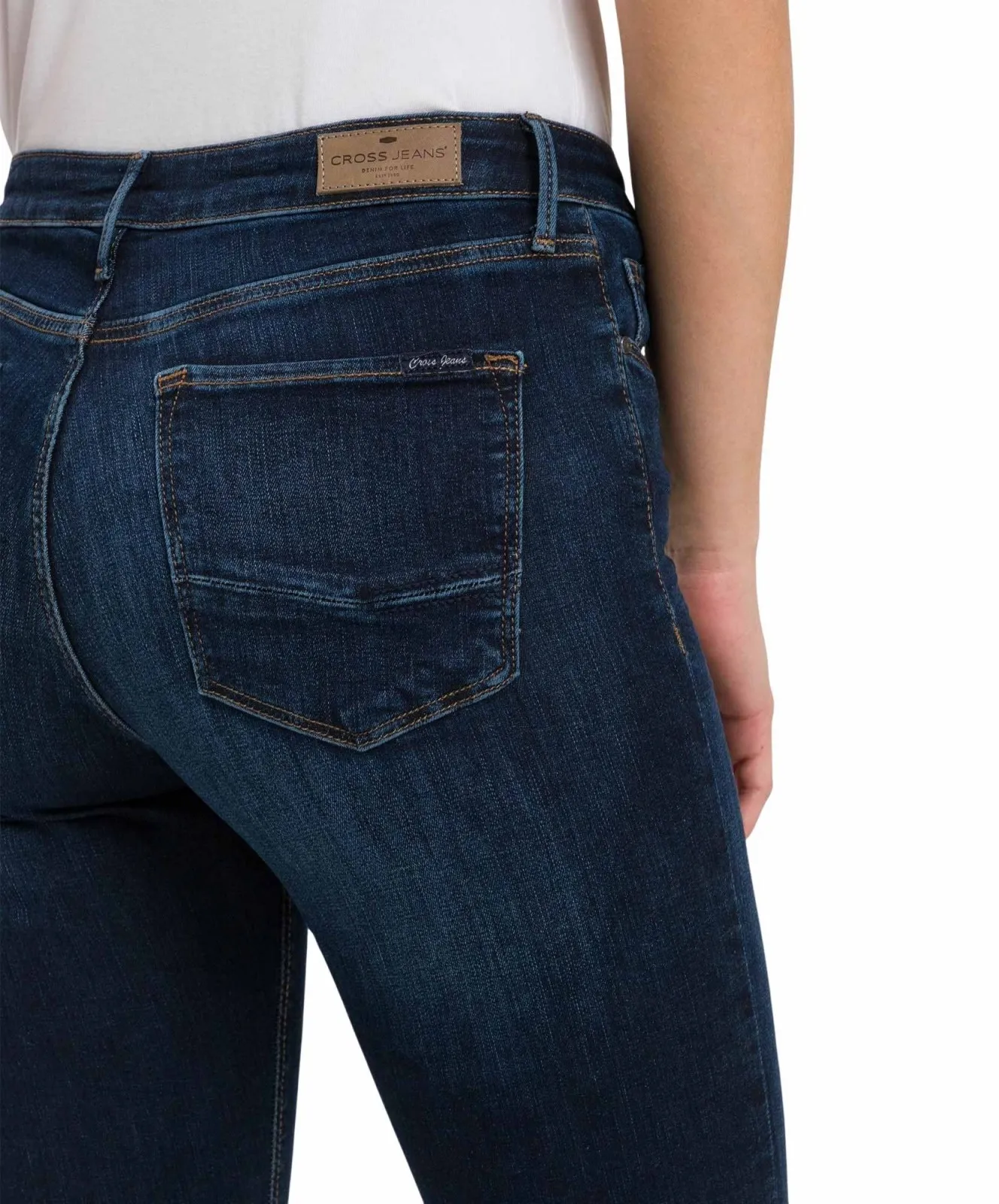 Damen Jeans Alan von Cross in Deep Blue Used