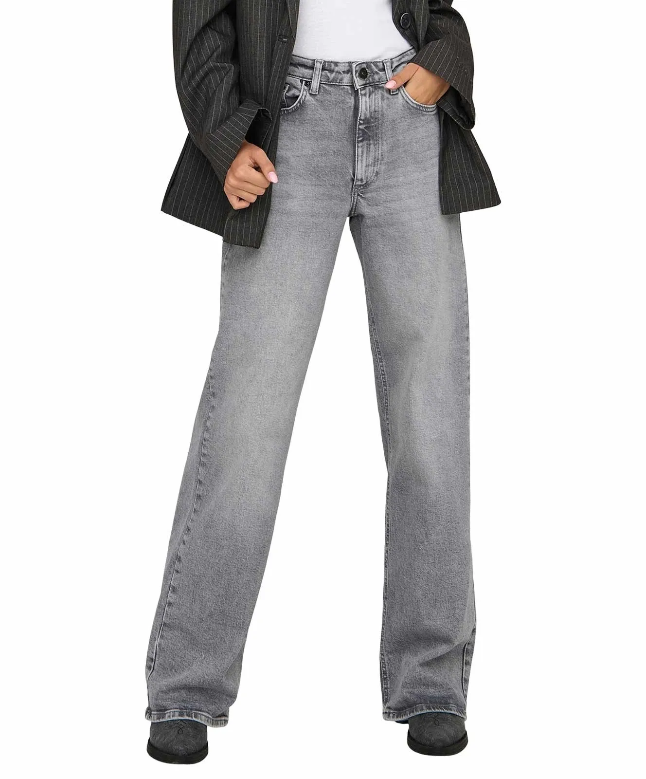 Damen Jeans Juicy von Only in Medium Grey