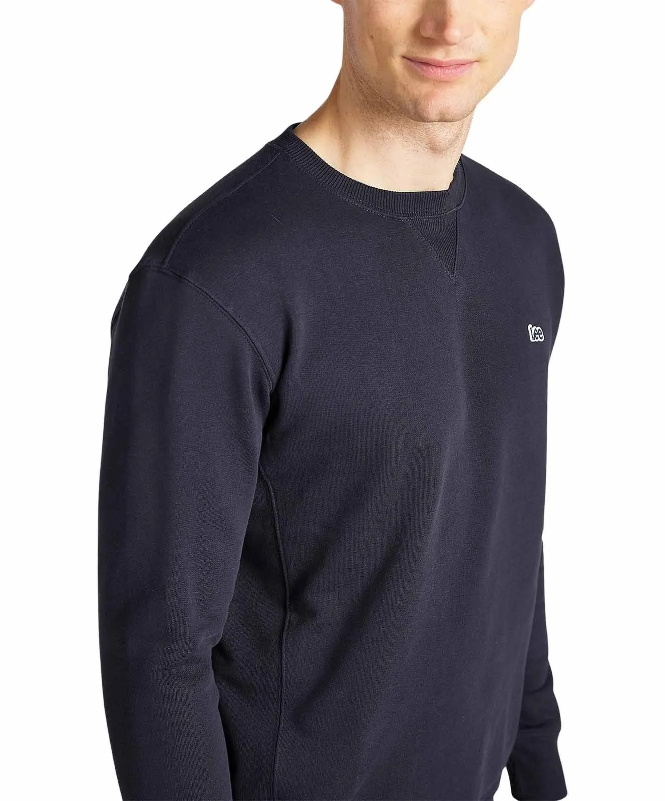 Herren Pullover Patch Crew von Lee in Midnight Navy