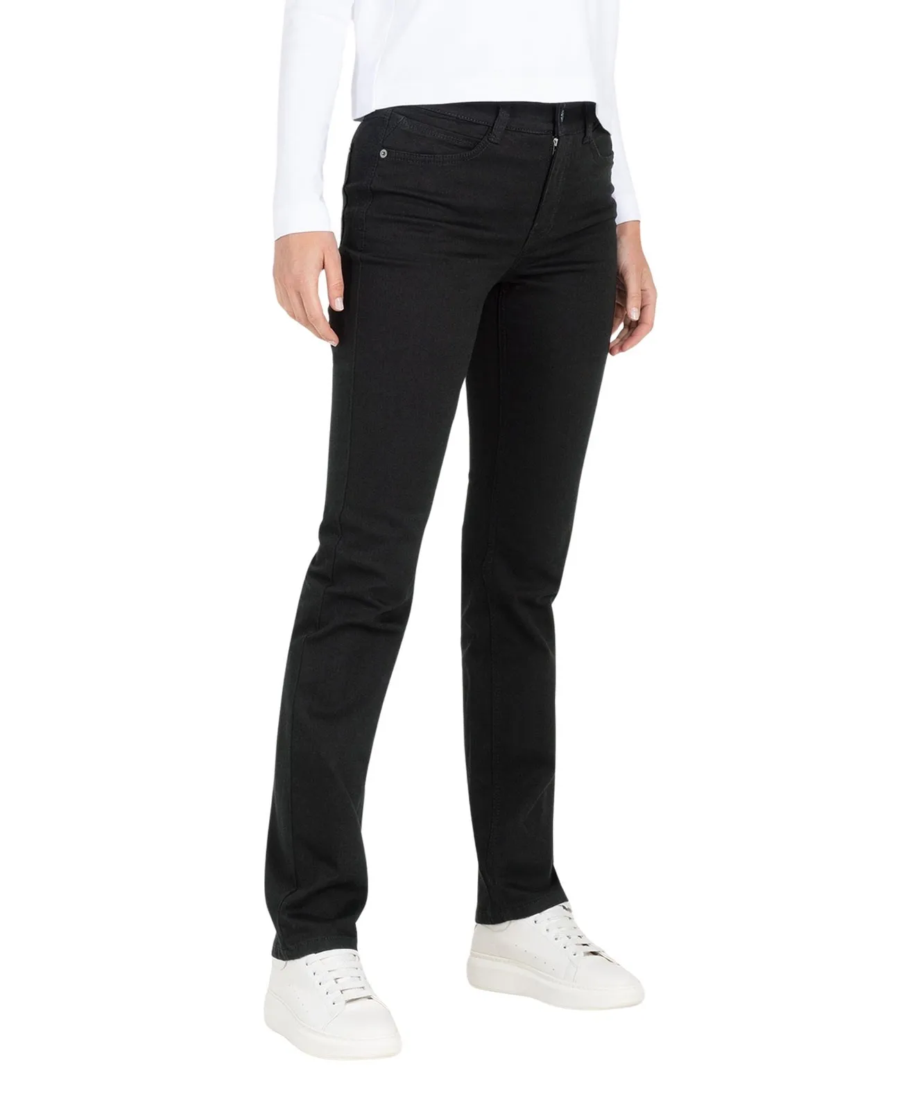 Damen Jeans Angela von MAC in Black Black