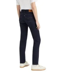 Levi's 712 Slim Jeans mit hohem Bund in Rinse-Waschung