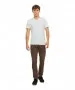 Herren Shirt Split Neck Tee von Jack & Jones in Cloud Dancer