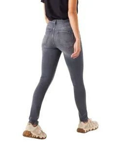 Garcia Jeans Celia in Grau mit hoher Taille
