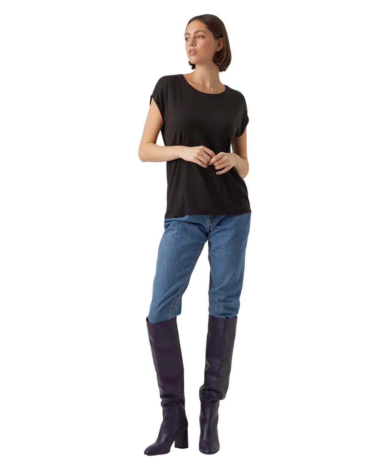 Damen Shirt AVA von Vero Moda in Black