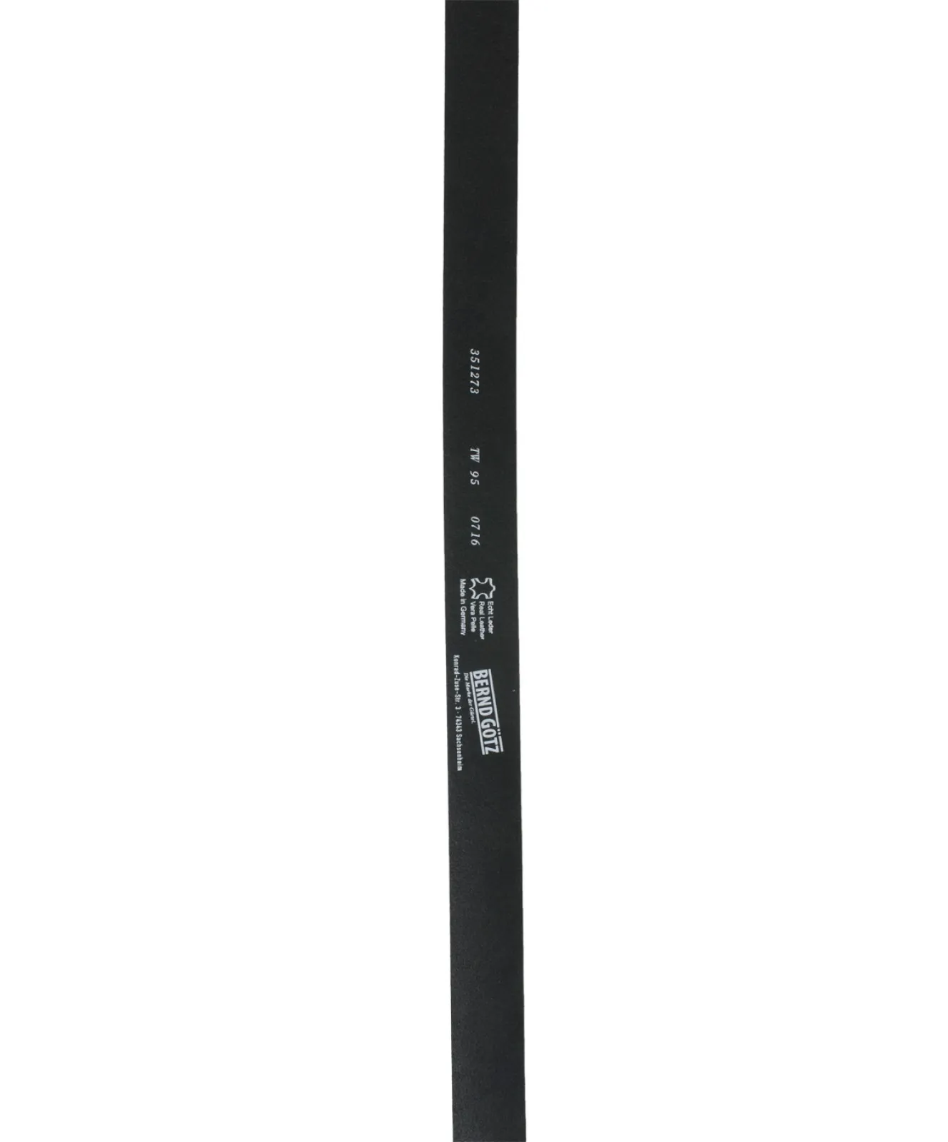 Damen Gürtel 3,5cm Nappaledergürtel von Bernd Götz in Marine