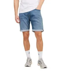Jack & Jones Jeans Shorts Rick Icon mit Umschlagsaum