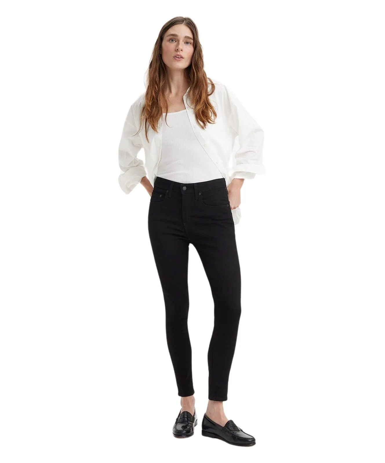 Damen Jeans 721 High Rise Skinny von Levis in Midnight Gaze