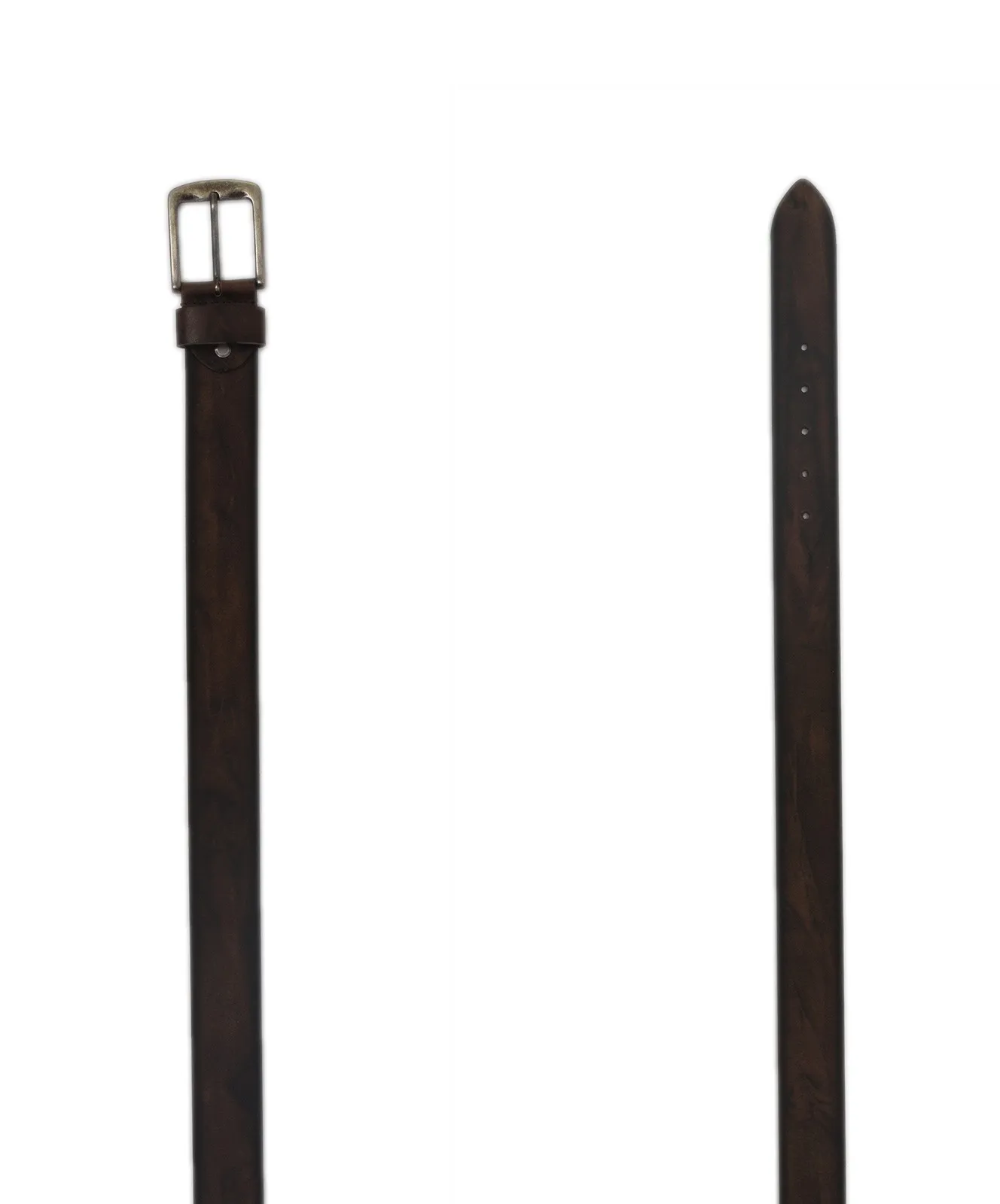 Herren Gürtel 4cm Büffel Ledergürtel von Bernd Götz in Dunklebraun
