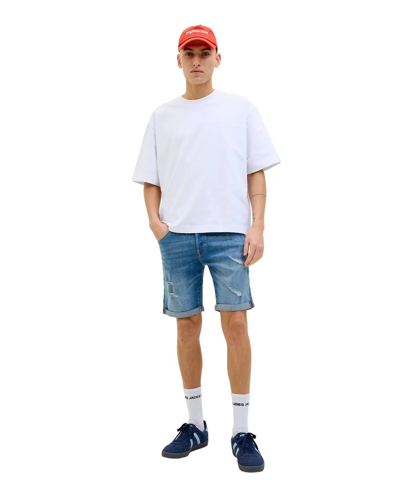 Herren Jeans Rick Fox von Jack & Jones in Blue Denim