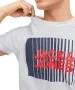 Herren Shirt Corp Logo Tee von Jack & Jones in White