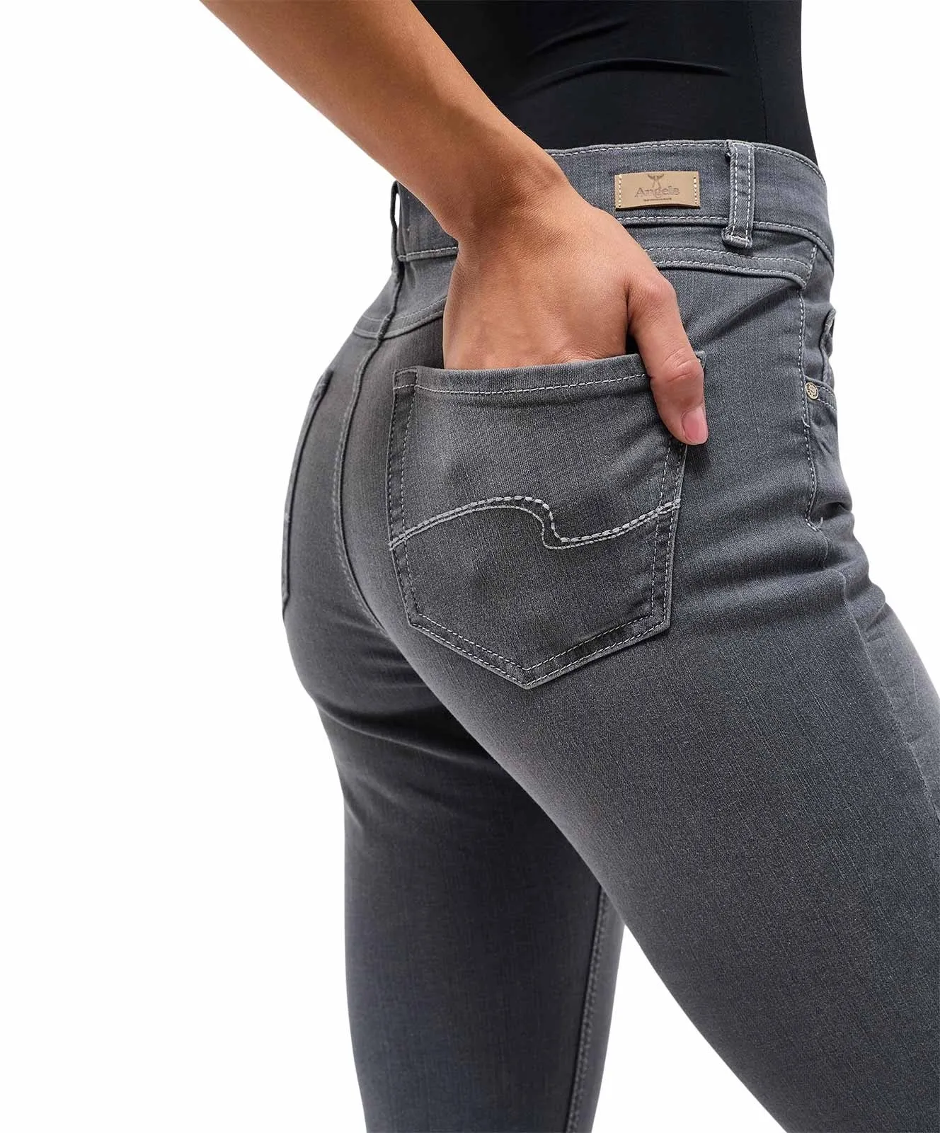 Damen Jeans Skinny von Angels in Mid grey used