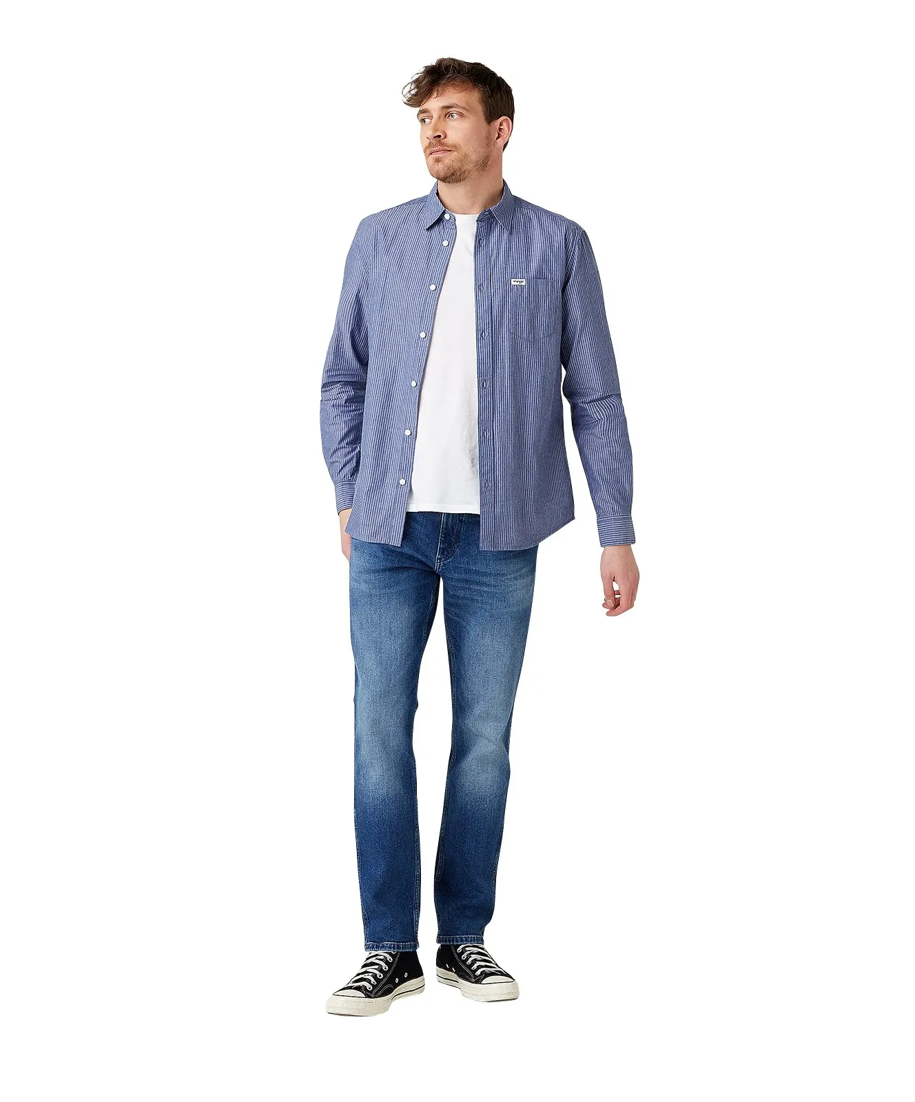 Herren Jeans Greensboro von Wrangler in Hard Edge