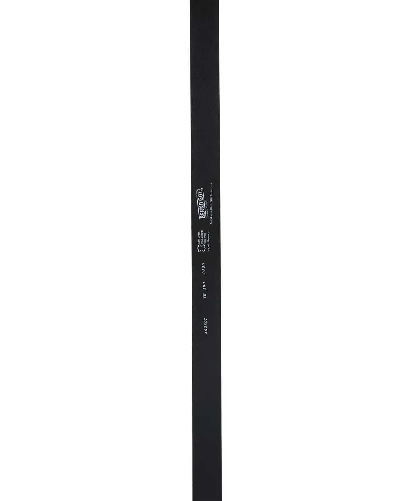 Herren Gürtel 402807 - 4cm Walkleder Gürtel von Bernd Götz in Schwarz