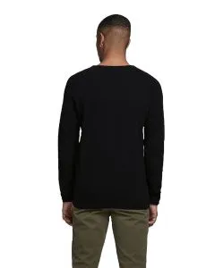 Jack & Jones Strickpullover Hill in schwarzem Black