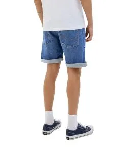 Jack & Jones Jeansshorts Rick in verwaschenem Mittelblau