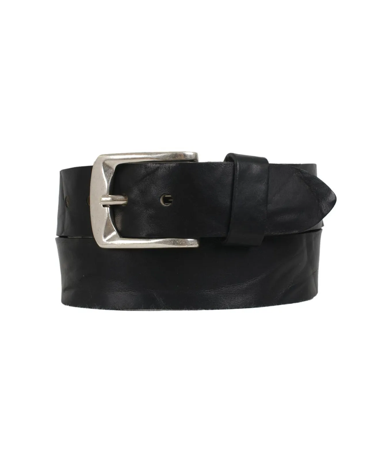Damen Gürtel 4cm Walklederg.geprägt von Bernd Götz in Black