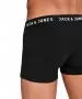 Herren Unterwäsche Huey Trunks 5 Pack von Jack & Jones in Black