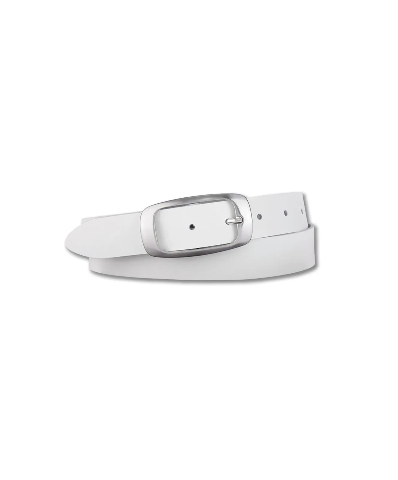 Damen Gürtel 3cm Nappaledergürtel von Bernd Götz in Weiß