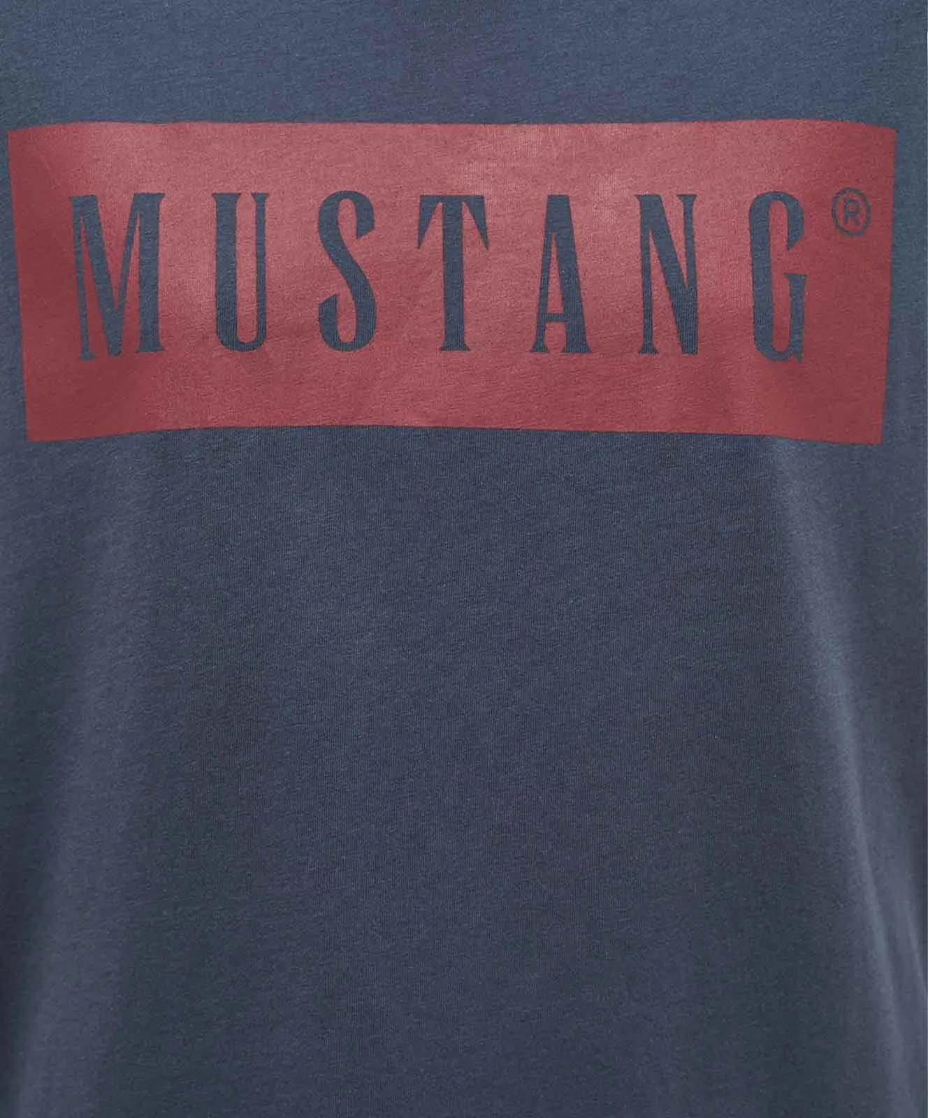 Damen Shirt Alina Logo Tee von Mustang in Blue Nights