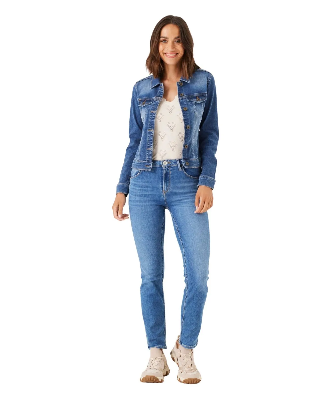 Damen Jacke Sofia Slim von Garcia in Medium Used