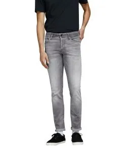 Jack & Jones Jeans Slim Fit Glenn Icon in gebleichtem Grau