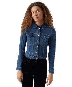 Vero Moda Jeansjacke Luna in Mittelblau
