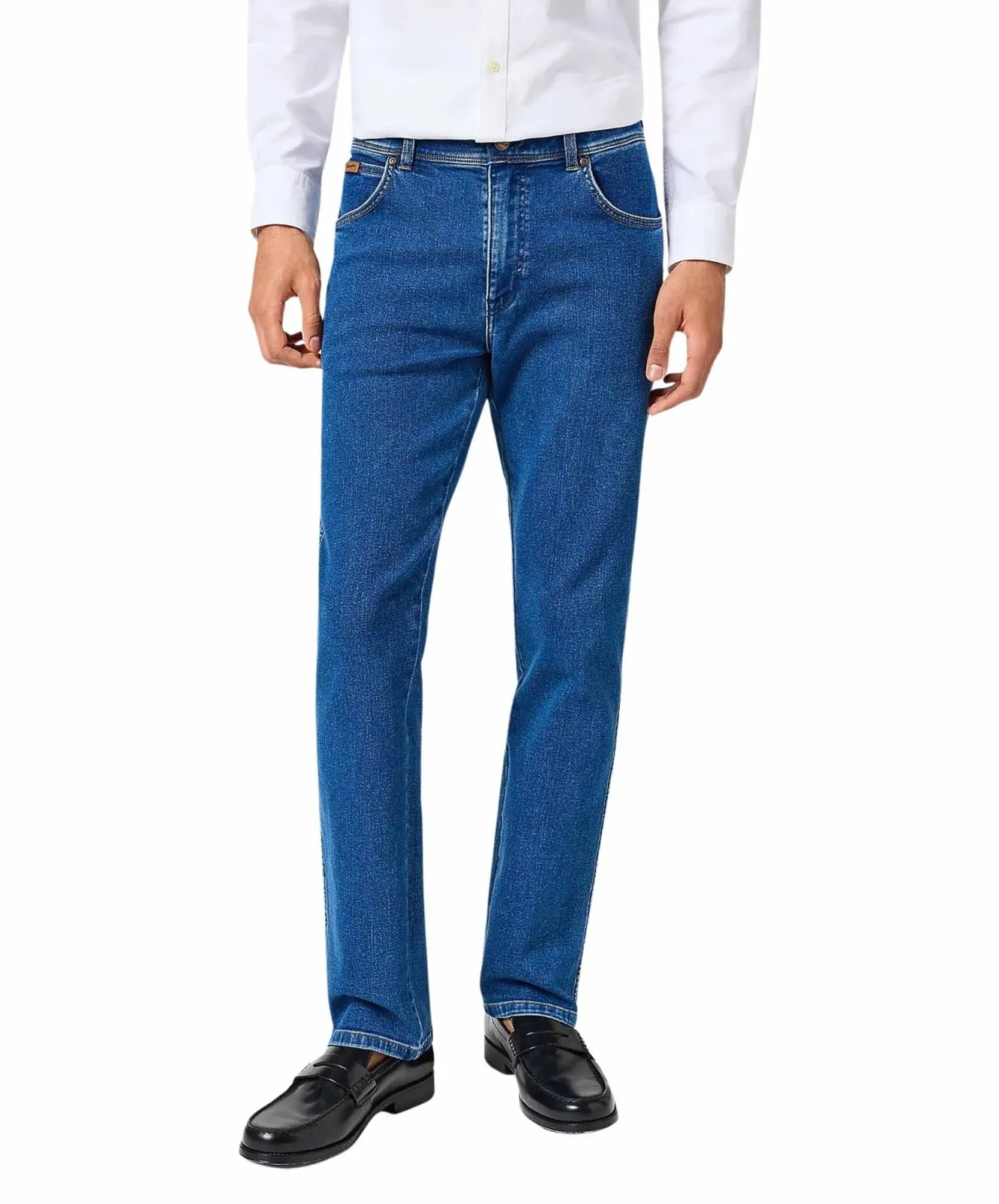 Herren Jeans Texas Stretch von Wrangler in Midnight Shadow