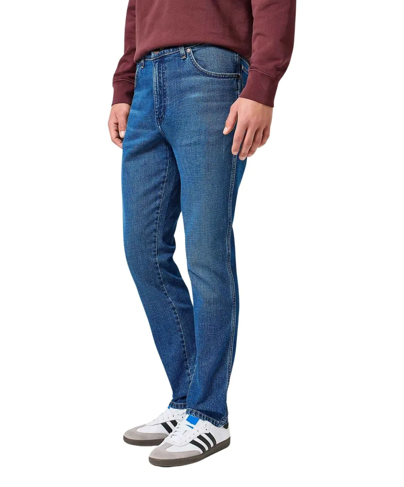 Herren Jeans River von Wrangler in Sundown Blue
