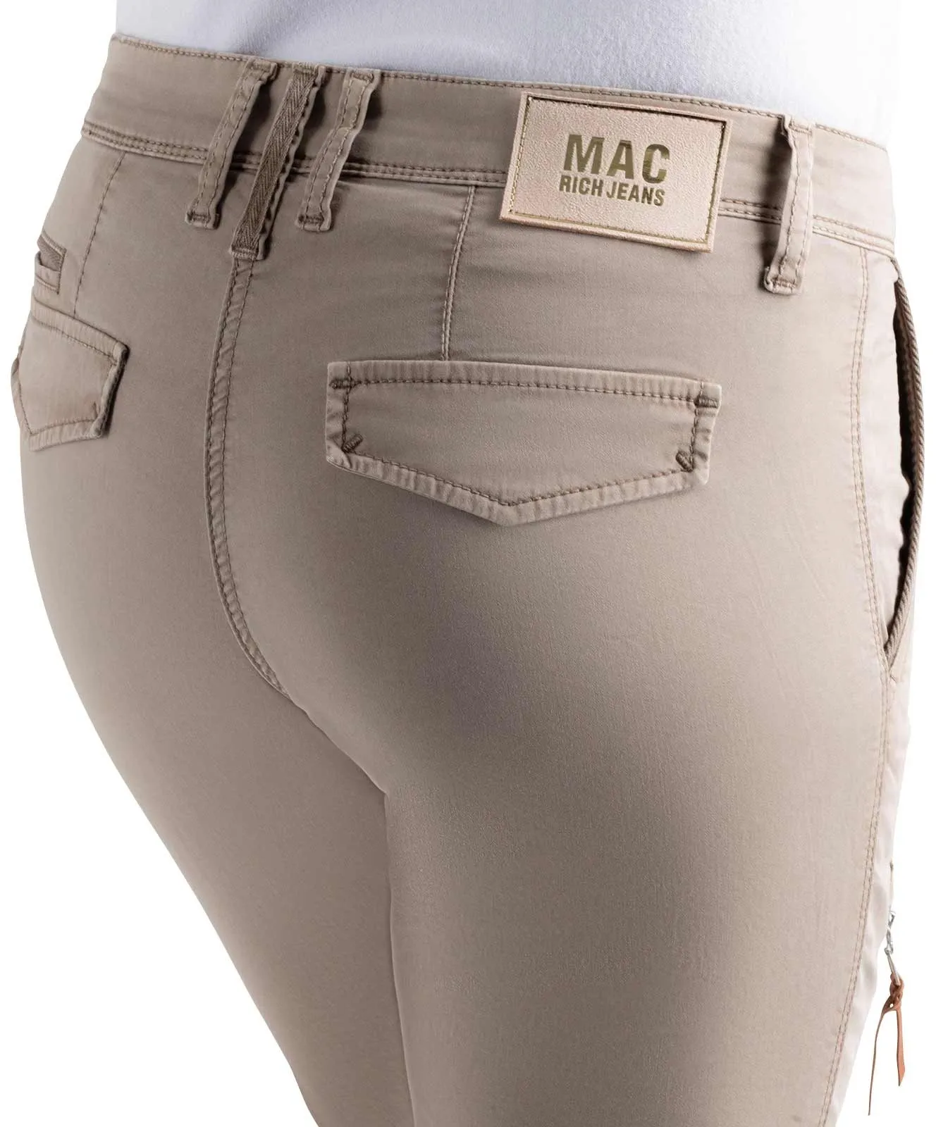 Damen Hose Rich Cargo von MAC in Oxide Brown