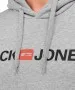 Herren Pullover Corp Old Logo Swaet von Jack & Jones in Light Grey Melange