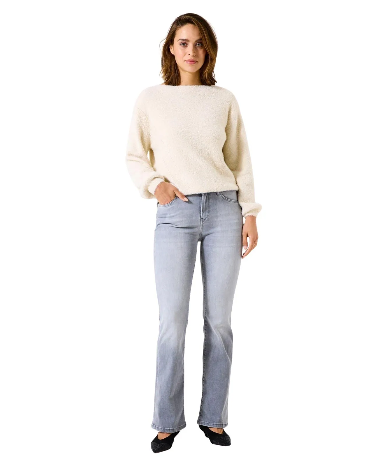 Damen Jeans Celia 245 von Garcia in Medium Used