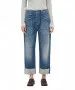 Damen Jeans Baggy Straight von MAC in Mid Blue Commercial Authentic
